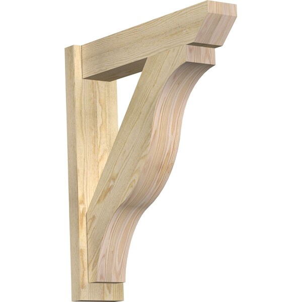 Ekena Millwork Funston Slat Rough Sawn Outlooker, Douglas Fir, 6"W x 26"D x 30"H OUT06X26X30FST06RDF - main
